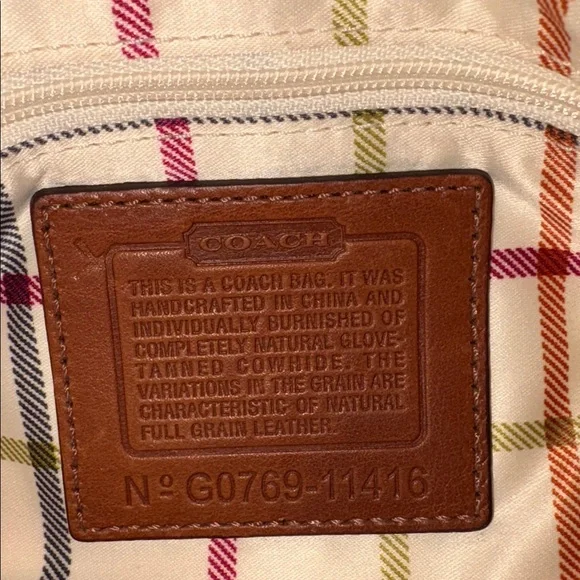 Coach Tan Leather Bleecker Shoulder Bag - Picture 11 of 11